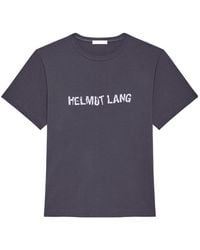 Helmut Lang - Crumpled Logo Tee - Lyst