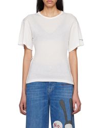 Stella McCartney - Chain-Detailed Crewneck T-Shirt - Lyst