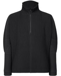 Homme Plissé Issey Miyake - Homme Plissé Issey Miyake March Pleated Zip-Up Jacket - Lyst