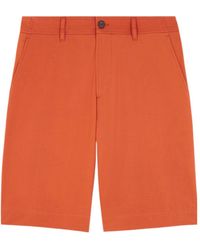 Maison Kitsuné - Maison Kitsuné Logo Tag Bermuda Shorts - Lyst