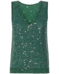 Weekend by Maxmara - Wkdmilord Sequin Embellished Sleeveless Top - Lyst
