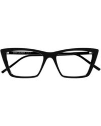 Saint Laurent - Eyewear Cat Eye Frame Glasses - Lyst