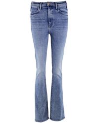 Mother - Hustler Sneak High-Rise Tapered Jeans - Lyst