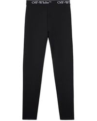 Off-White c/o Virgil Abloh - Leggings With Logo Band - Lyst