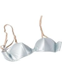 Miu Miu - Logo-Patch Bra - Lyst