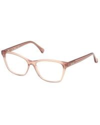 Max Mara - Square Frame Glasses - Lyst