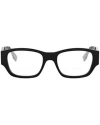 Fendi - Eyewear Rectangular Frame Glasses - Lyst