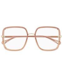 Chloé - Chloé Eyewear Square Frame Glasses - Lyst