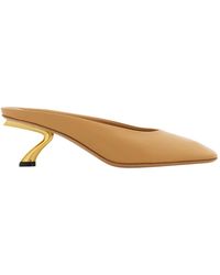 Ferragamo - Square-Toe Mules - Lyst