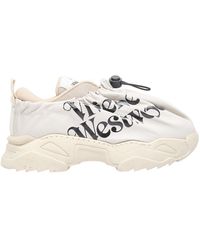 Vivienne Westwood - Logo-Print Drawstring Sneakers - Lyst