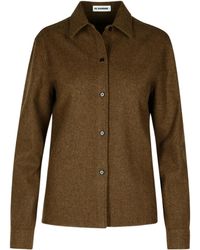 Jil Sander - Long-Sleeved Button-Up Shirt - Lyst