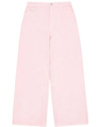 Raf Simons - Relaxed Fit Wide Leg Jeans - Lyst