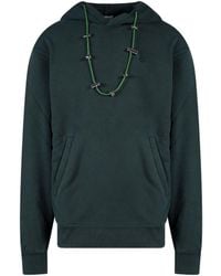 Ambush - Logo Embroidered Embellished Hoodie - Lyst