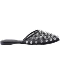 Alexander Wang - Stud Detailed Sheer Sandals - Lyst
