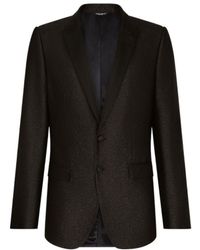 Dolce & Gabbana - Jacquard Martini-Fit Tuxedo Suit - Lyst