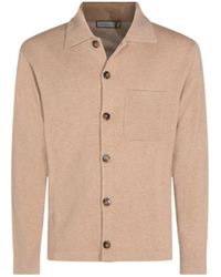 Canali - Button-Up Shirt Collar Cardigan - Lyst