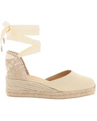 Castañer - Castañer Carina Ankle Strapped Wedge Espadrilles - Lyst