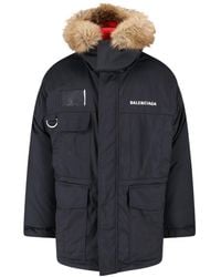 Balenciaga - Logo Reversible Down Jacket - Lyst