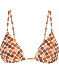 Eres - Colorful Polka Dot Print Bikini Top - Lyst