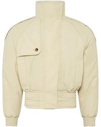 Marine Serre - Buckled Gabardine Bomber Jacket - Lyst