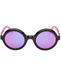 Moncler - Eyewear Round Frame Sunglasses - Lyst