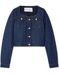 Nina Ricci - Long-Sleeved Denim Jacket - Lyst