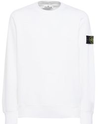 Stone Island - Cotton Sweatshirt - Lyst