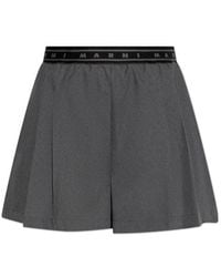 Marni - Logo Waistband Shorts - Lyst
