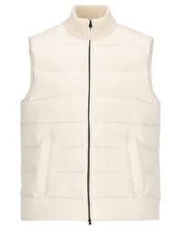 Herno - High Neck Quilted Gilet - Lyst