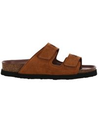 Palm Angels - Logo-Print Touch-Strap Sandals - Lyst