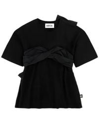 Area - Taffeta-Knot T-Shirt - Lyst