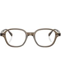 Oliver Peoples - B Square Frame Glasses - Lyst
