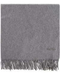 Max Mara - Fringed Cashmere Scarf - Lyst