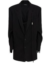 Ann Demeulemeester - Tailored Jacket - Lyst
