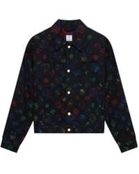 CASABLANCA - Heatmp Monogram Denim Jacket - Lyst