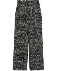 Max Mara - Studio Fresco Printed Wide Leg Trousers - Lyst