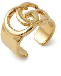 Gucci - Gg Marmont Open Cuff Bracelet - Lyst