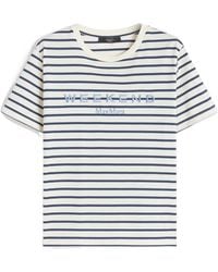 Weekend by Maxmara - Wkdbora Embroidered Stripe T-Shirt - Lyst