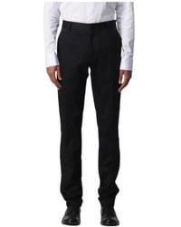 Emporio Armani - Straight-Leg Slim-Cut Tailored Trousers - Lyst