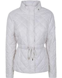 MICHAEL Michael Kors - Quilted Belted Jacket - Lyst