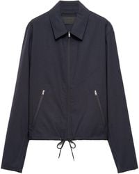 Prada - Wool Shirt Jacket - Lyst