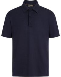 ZEGNA - Vellus Aureum Polo Shirt - Lyst