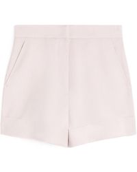 Max Mara - Mxmcelebre Turn-Up Hem Shorts - Lyst