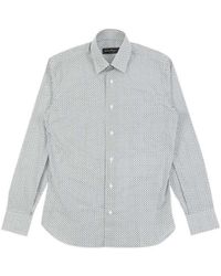 Ferragamo - Logo Lapel Shirt - Lyst