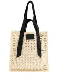 AllSaints - Lullah Open Weave Tote Bag - Lyst