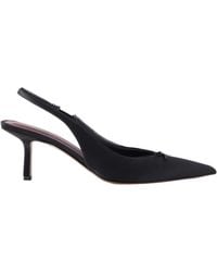 Neous - Moriah Lace-Trimmed Twill Slingback Pumps - Lyst