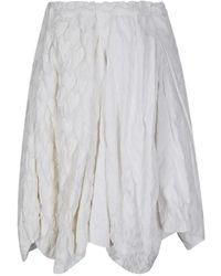 Comme des Garçons - Heart-Patterned Midi Skirt - Lyst