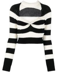 Marni - Striped Virgin-Wool Top - Lyst