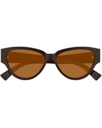 Bottega Veneta - Eyewear Cat Eye Frame Sunglasses - Lyst
