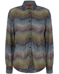 Missoni - Lurex Sequin Patterned Shirt - Lyst